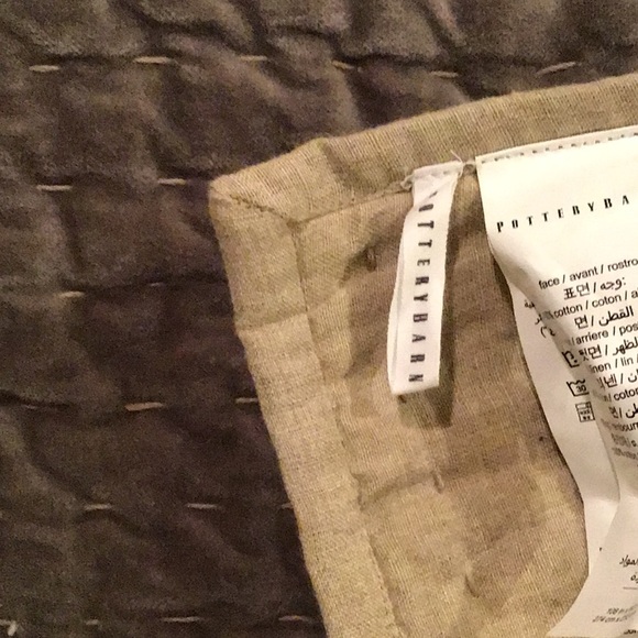 Pottery Barn Bedding Pottery Barn Velvetlinen Pickstitch Quilt King